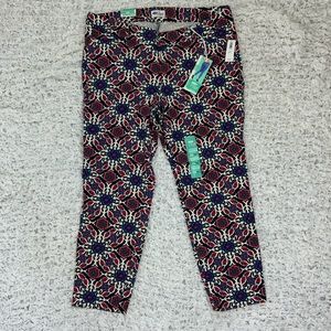 Old Navy Retro 60s Pattern Pixie Pants Size 16